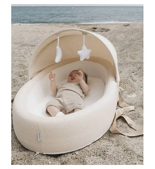 Gnijezda BABY NEST Co-Sleeping Baby Bed Brasilian Sand Bamboom
