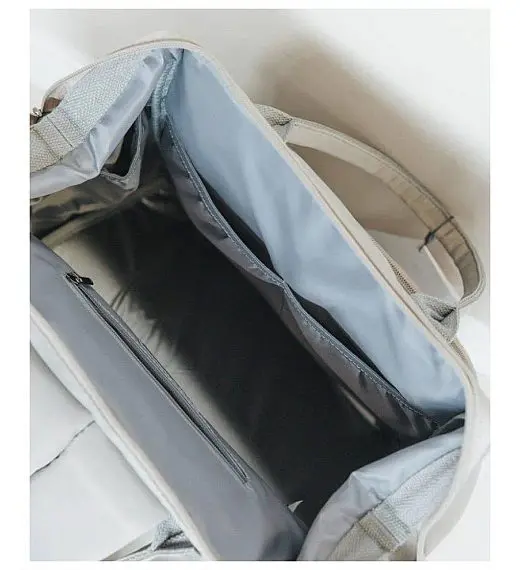 Previjalna torba BACKPACK Recycled Textile Grey