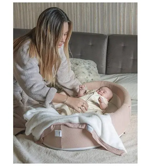 Gnijezda BABY NEST Co-Sleeping Baby Bed Nude