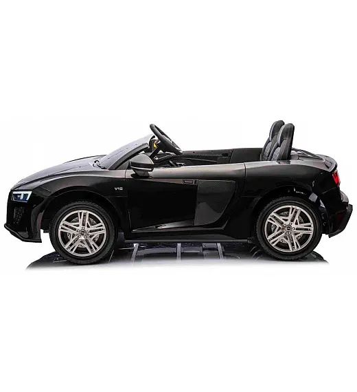 24V AUDI R8 SPYDER Black - otroški avto na akumulator Beneo