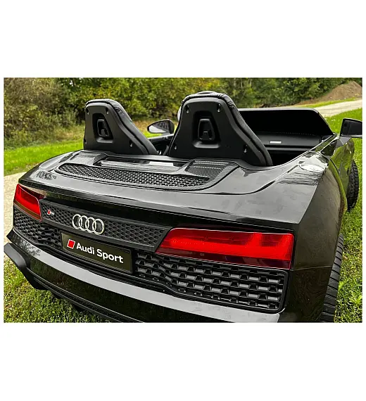24V AUDI R8 SPYDER Black - otroški avto na akumulator Beneo