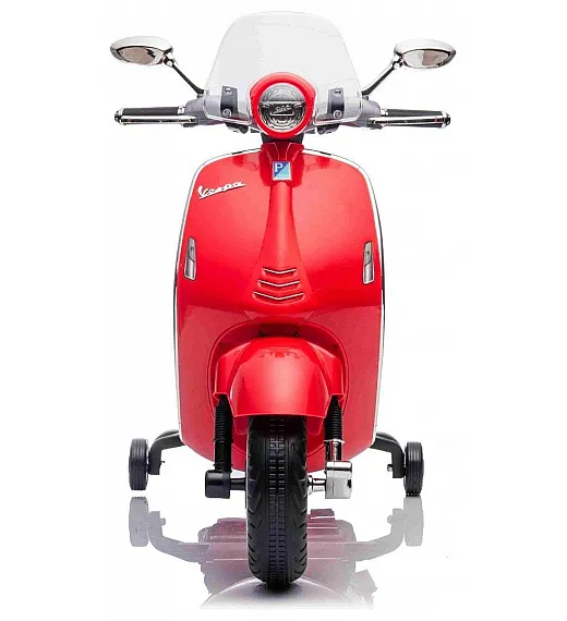 7,2V motor za otroke Vespa 946, Li-Ion, rdeča