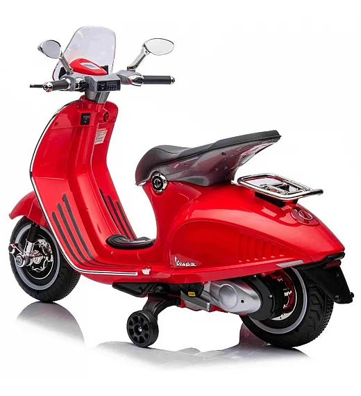 7,2V motor za otroke Vespa 946, Li-Ion, rdeča