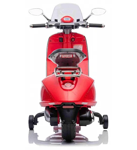 7,2V motor za otroke Vespa 946, Li-Ion, rdeča