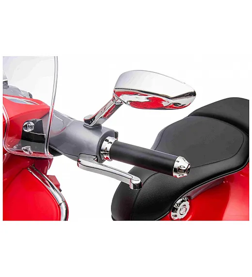 7,2V motor za otroke Vespa 946, Li-Ion, rdeča