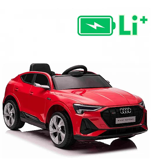 11V Audi E-tron Sportback - dječji akumulatorski auto, crveni