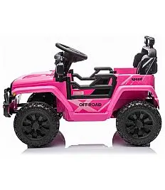 11V avto na daljinca OFFROAD pink, li-ion baterija