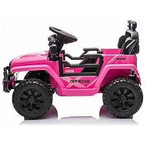 11V avto na daljinca OFFROAD pink, li-ion baterija
