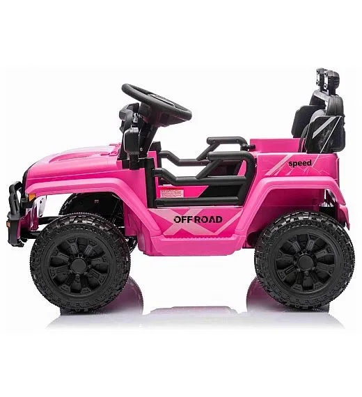 11V avto na daljinca OFFROAD pink, li-ion baterija Beneo