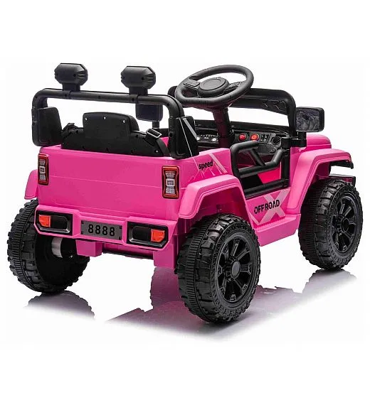 11V avto na daljinca OFFROAD pink, li-ion baterija Beneo