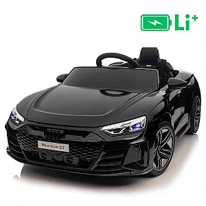11V auto na akumulator Audi RS E-tron GT, litij, crni