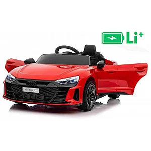 11V auto na akumulator Audi RS E-tron GT, litij, crveni