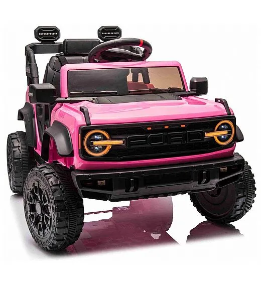 11V avto na daljinca Ford Bronco pink, litijeva baterija