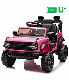 11V avto na daljinca Ford Bronco pink, litijeva baterija