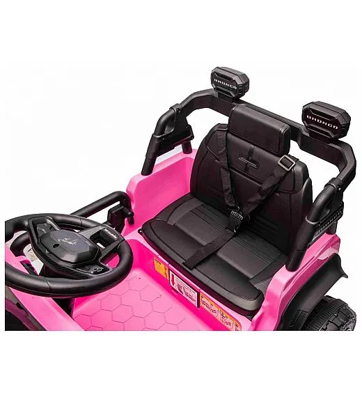 11V avto na daljinca Ford Bronco pink, litijeva baterija