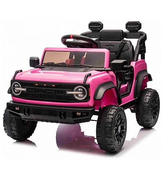 11V avto na daljinca Ford Bronco pink, litijeva baterija