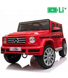 11V avto na akumulator Mercedes G500, Li-Ion, daljinec, rdeč