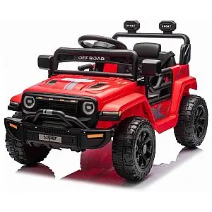 11V otroški avtomobil na akumulator OFFROAD rdeč, li-ion baterija