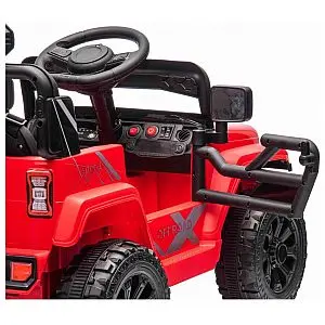 11V otroški avtomobil na akumulator OFFROAD rdeč, li-ion baterija