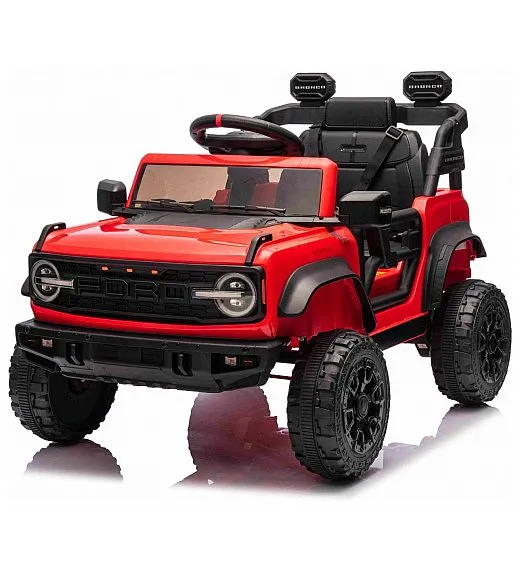 11V avto na daljinca Ford Bronco rdeč, litijeva baterija