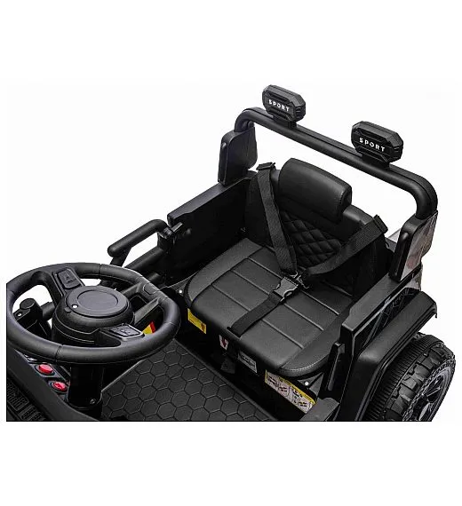 11V avto na daljinca OFFROAD črn, li-ion baterija Beneo