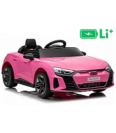 11V avto za deklice  Audi RS E-tron GT, litij, pink