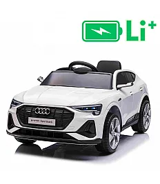 11V Audi E-tron Sportback Li - otroški avto na akumulator, bel