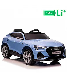 11V Audi E-tron Sportback - otroški avto na akumulator, moder