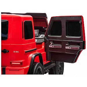 12V avto na daljinca 4x4 Mercedes G63 AMG, 4x 35W, do 50 kg, rdeč