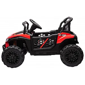 12V avto na akumulator UTV Small, 2x35W, daljinec, rdeč