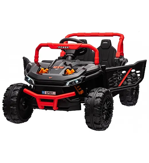 12V avto na akumulator UTV Small, 2x35W, daljinec, črn Beneo