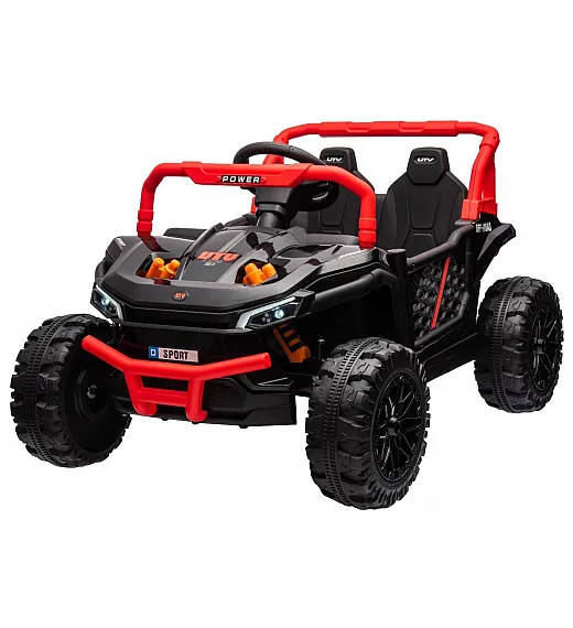 12V avto na akumulator UTV Small, 2x35W, daljinec, črn Beneo