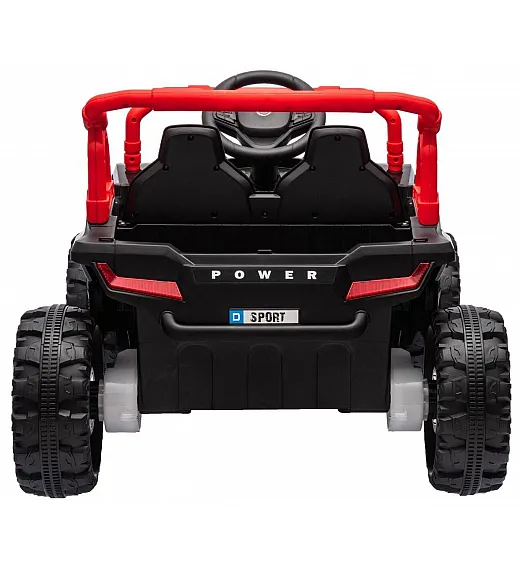 12V avto na akumulator UTV Small, 2x35W, daljinec, črn Beneo