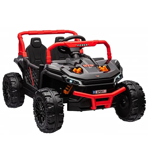 12V avto na akumulator UTV Small, 2x35W, daljinec, črn Beneo