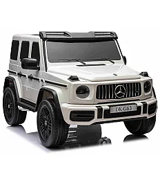 12V avto na daljinca 4x4 Mercedes G63 AMG, 4x 35W, do 50 kg, bel