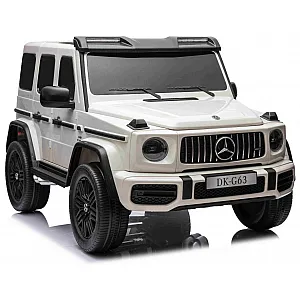 12V avto na daljinca 4x4 Mercedes G63 AMG, 4x 35W, do 50 kg, bel