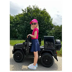 12V avto na daljinca 4x4 Mercedes G63 AMG, 4x 35W, do 50 kg, bel