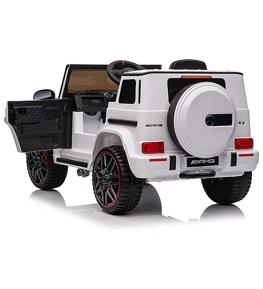 12V autić na daljinski Mercedes G, 50W, do 25kg, bijeli