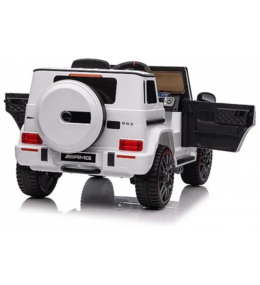 12V autić na daljinski Mercedes G, 50W, do 25kg, bijeli