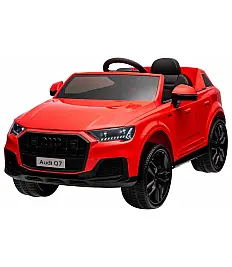 12V električni avtomobil za otroke Audi Q7, rdeč