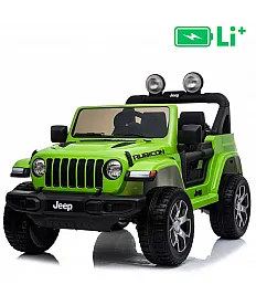 12V JEEP Wrangler RUBICON 4x4 Li - avto na akumulator, zelen