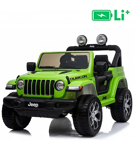 12V JEEP Wrangler RUBICON 4x4 Li - avto na akumulator, zelen Beneo