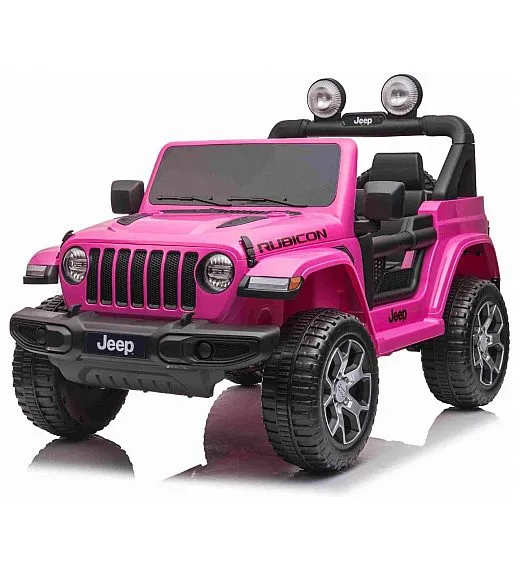 12V JEEP Wrangler RUBICON 4x4 Li - avto na akumulator, pink Beneo