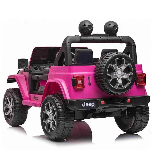 12V JEEP Wrangler RUBICON 4x4 Li - avto na akumulator, pink Beneo