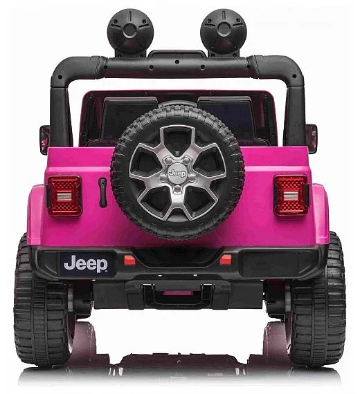 12V JEEP Wrangler RUBICON 4x4 Li - avto na akumulator, pink Beneo