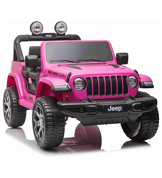 12V JEEP Wrangler RUBICON 4x4 Li - avto na akumulator, pink Beneo