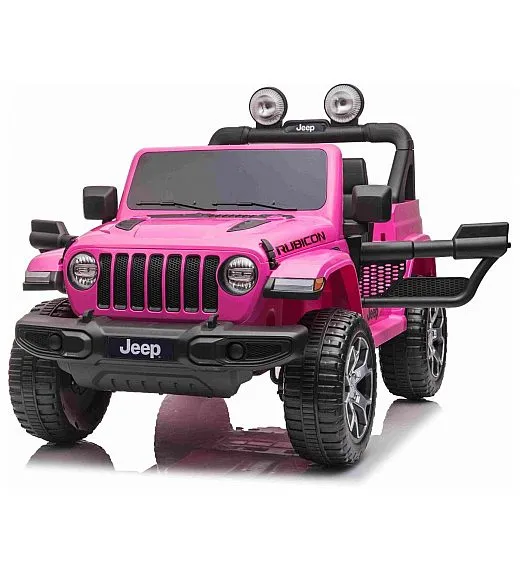 12V JEEP Wrangler RUBICON 4x4 Li - avto na akumulator, pink Beneo