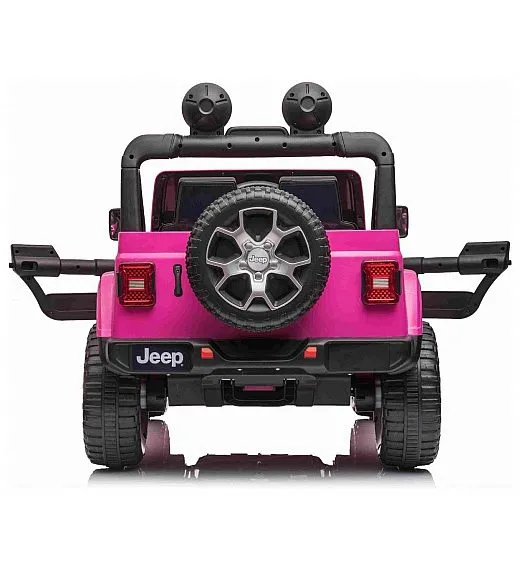 12V JEEP Wrangler RUBICON 4x4 Li - avto na akumulator, pink Beneo