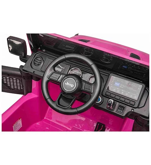 12V JEEP Wrangler RUBICON 4x4 Li - avto na akumulator, pink Beneo
