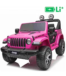 12V JEEP Wrangler RUBICON 4x4 Li - avto na akumulator, pink